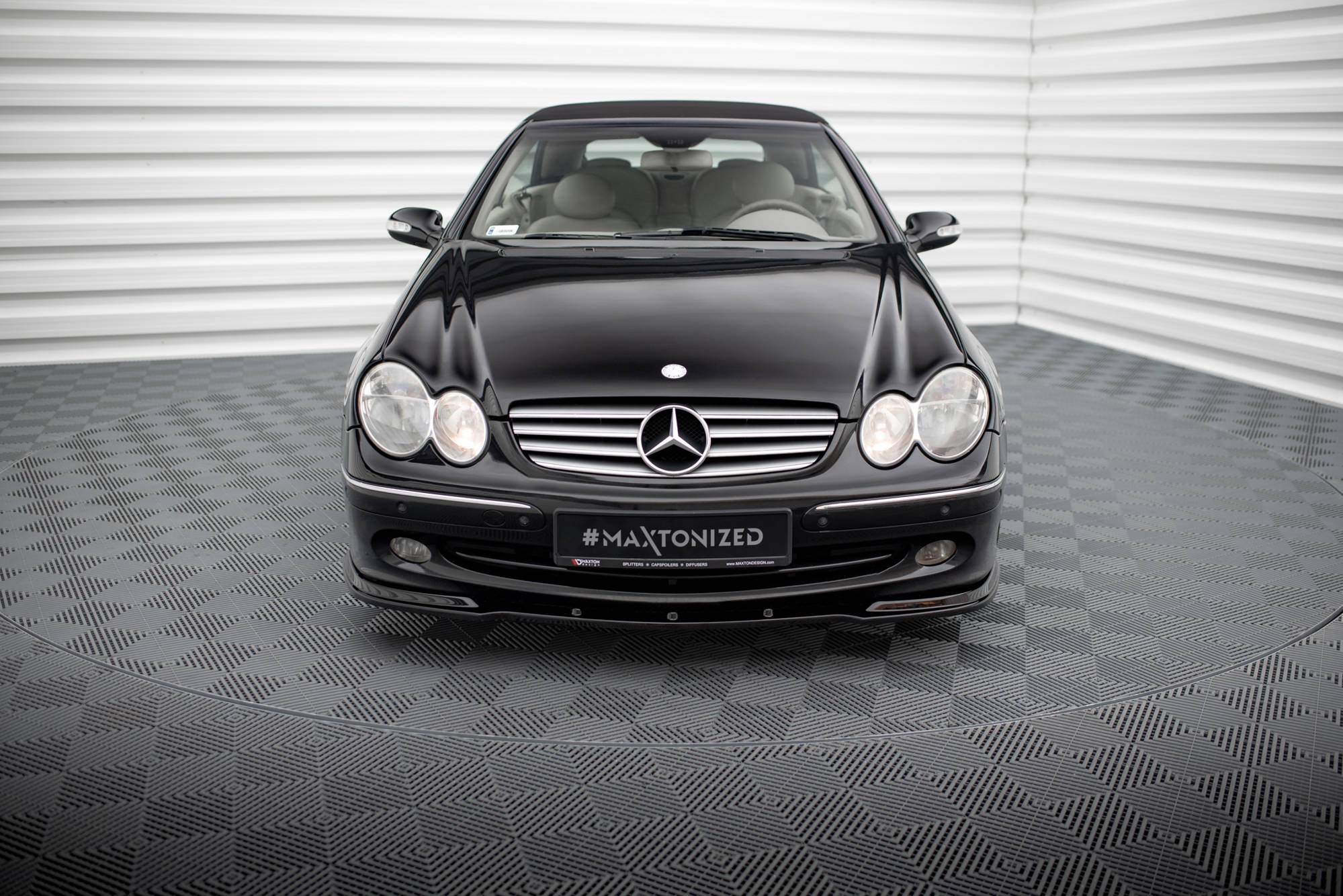 FRONT SPLITTER V.1 MERCEDES CLK W 209 FOR STANDARD VERSION