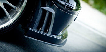 FRONT SPLITTER MERCEDES CLK W209 BLACK (SL BLACK SERIES LOOK) - 0