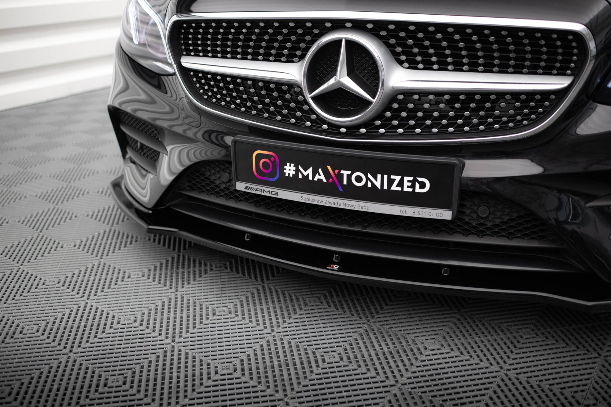 Front Splitter V.1 Mercedes-Benz E-Class W213 Coupe (C238) / Cabriolet (A238) AMG-Line / 53 AMG