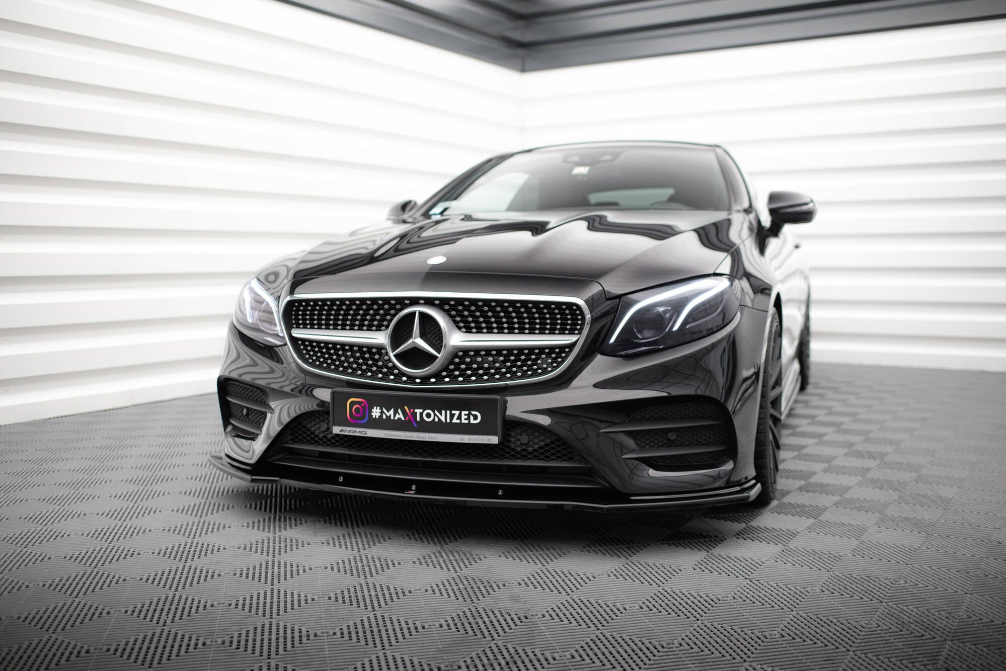 Front Splitter V.1 Mercedes-Benz E-Class W213 Coupe (C238) / Cabriolet (A238) AMG-Line / 53 AMG