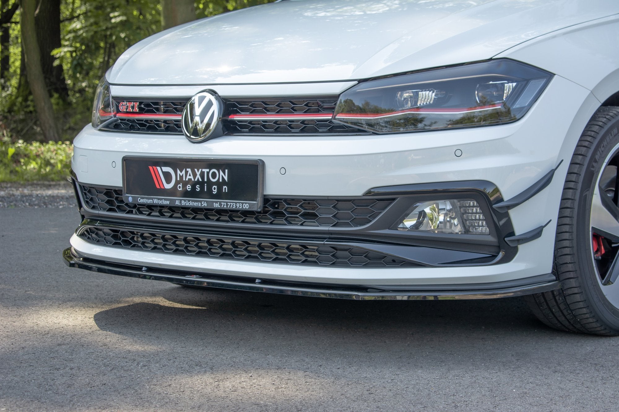 FRONT SPLITTER V.1 Volkswagen Polo GTI / R-line Mk6