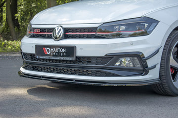 FRONT SPLITTER V.1 Volkswagen Polo GTI / R-line Mk6 - 0