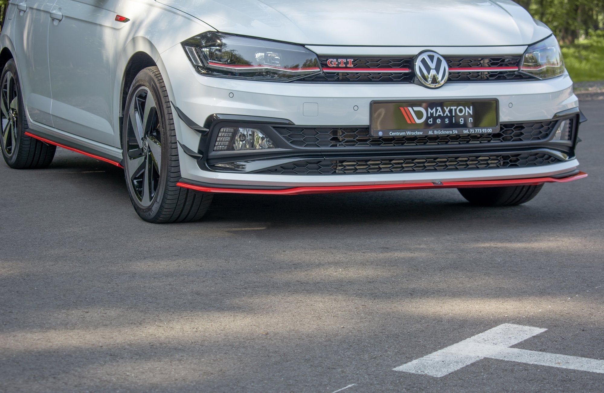 FRONT SPLITTER V.2 VW POLO MK6 GTI