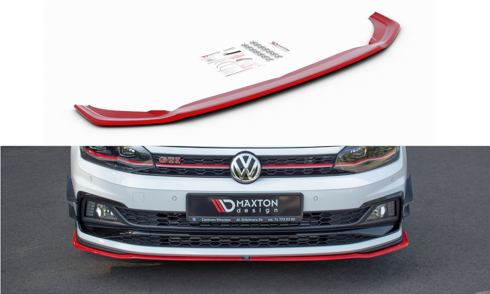 FRONT SPLITTER V.2 VW POLO MK6 GTI