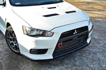 FRONT SPLITTER V.2 Mitsubishi Lancer Evo X - 0