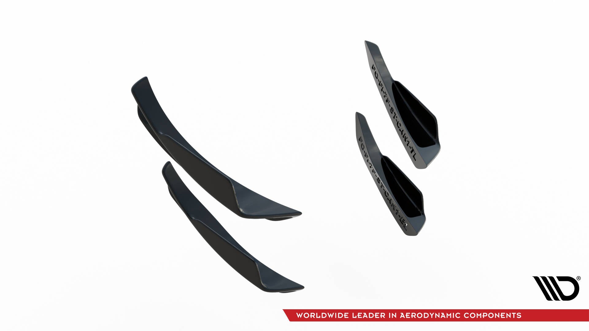 Front Bumper Wings (Canards) Ford Fiesta 7 ST Facelift