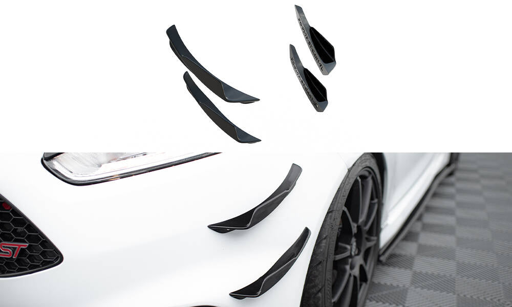 Front Bumper Wings (Canards) Ford Fiesta 7 ST Facelift 
