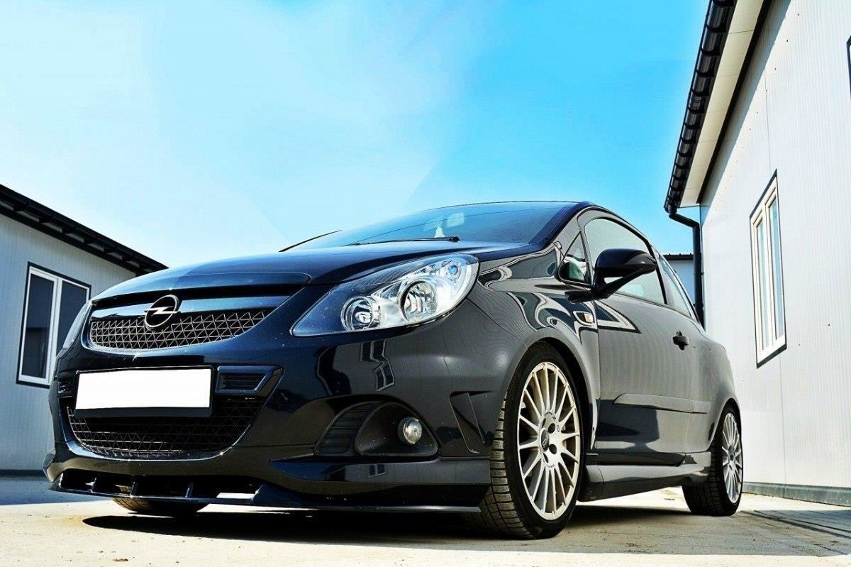 FRONT SPLITTER OPEL CORSA D NURBURG (FOR OPC / VXR BUMPER)