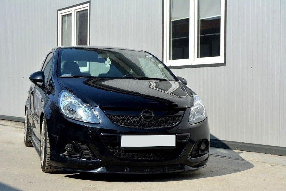 FRONT SPLITTER OPEL CORSA D NURBURG (FOR OPC / VXR BUMPER)