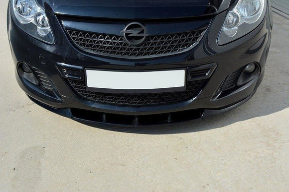 FRONT SPLITTER OPEL CORSA D NURBURG (FOR OPC / VXR BUMPER)