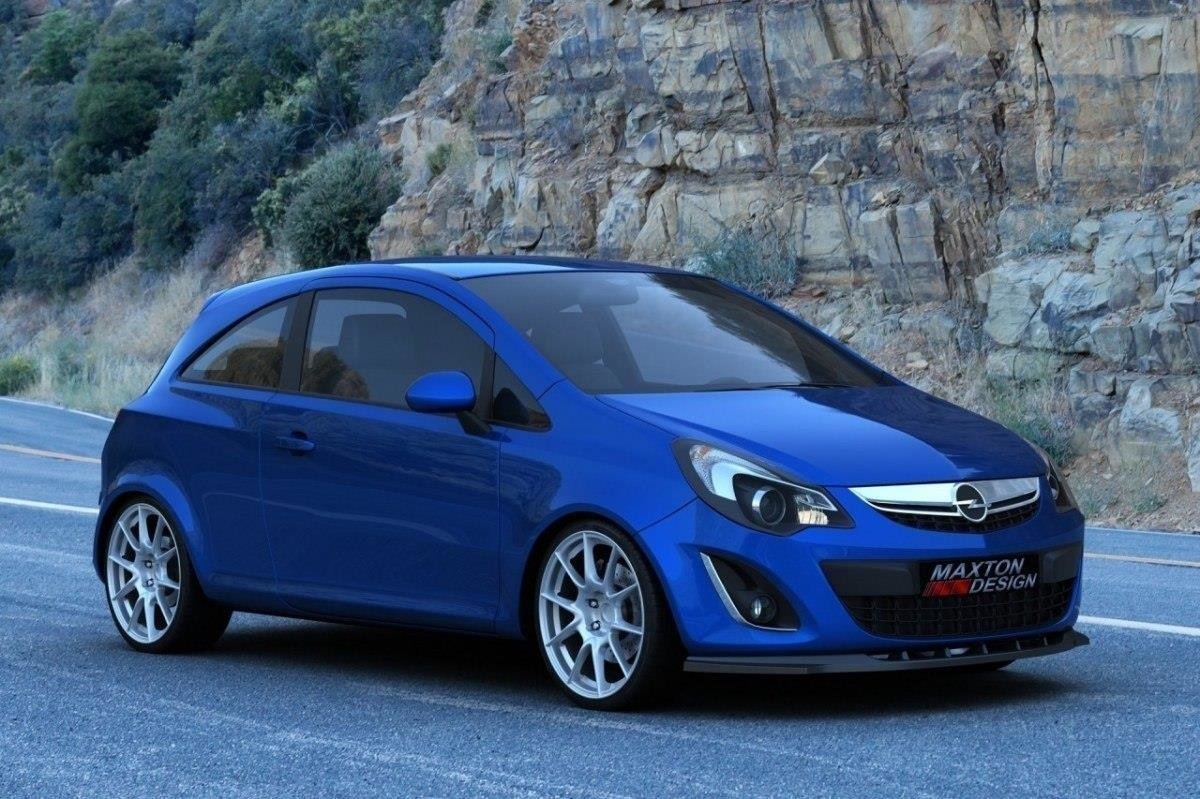 FRONT SPLITTER OPEL CORSA D (FACELIFT)