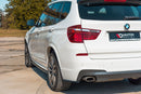 REAR SIDE SPLITTERS for BMW X3 F25 M-Pack Facelift-2