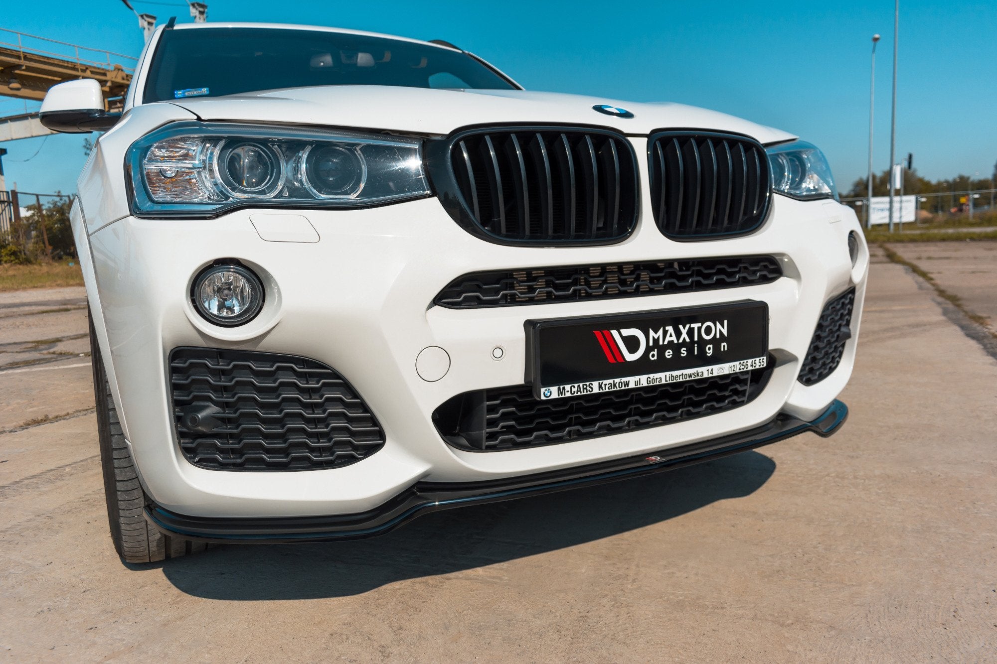 FRONT SPLITTER for BMW X3 F25 M-Pack Facelift