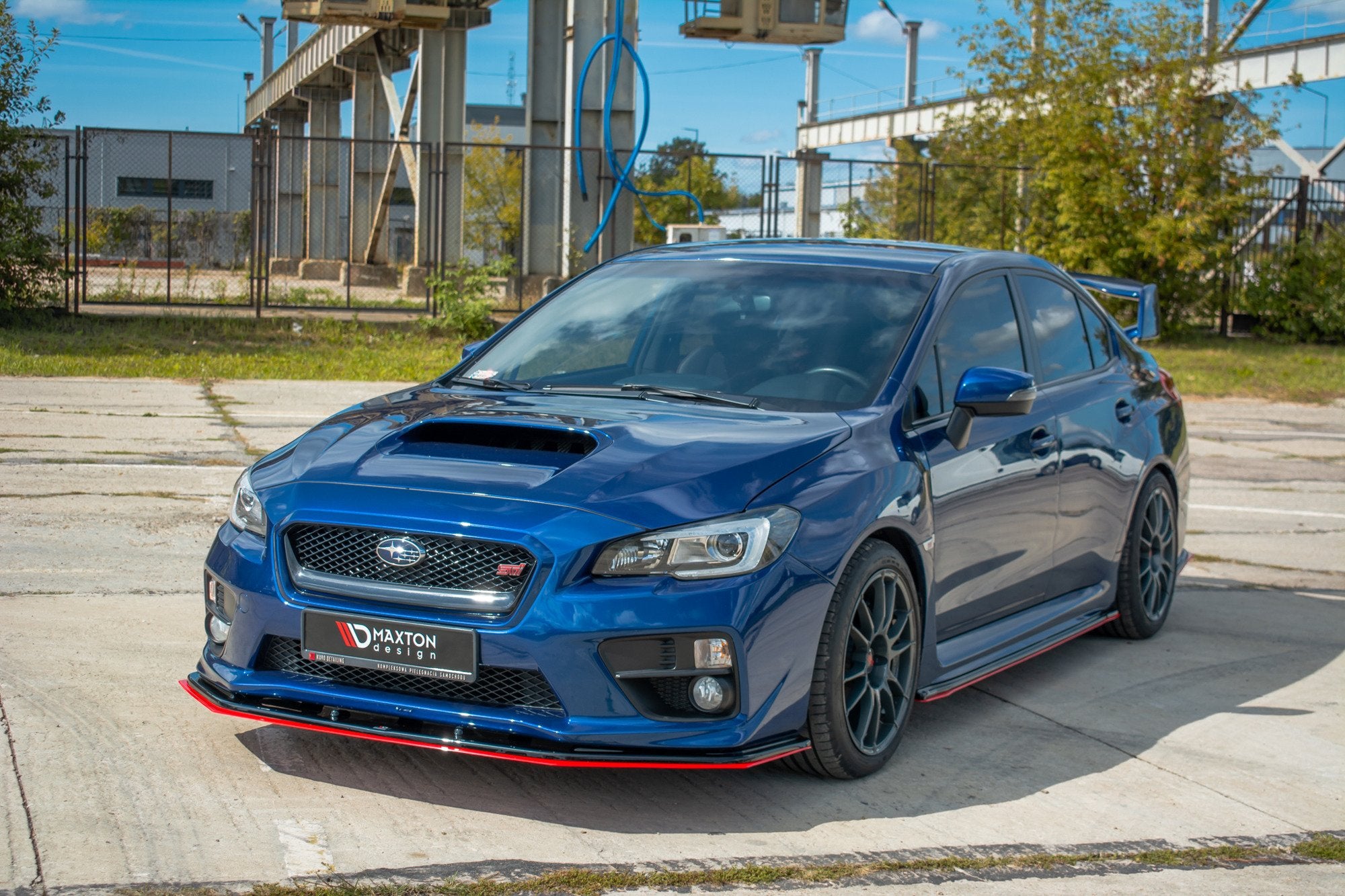 FRONT SPLITTER V.4 SUBARU  WRX STI