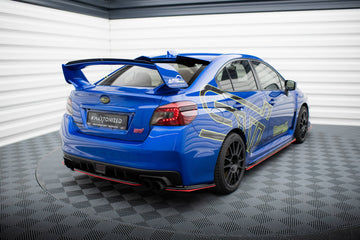 CENTRAL REAR SPLITTER V.2 SUBARU WRX STI - 0