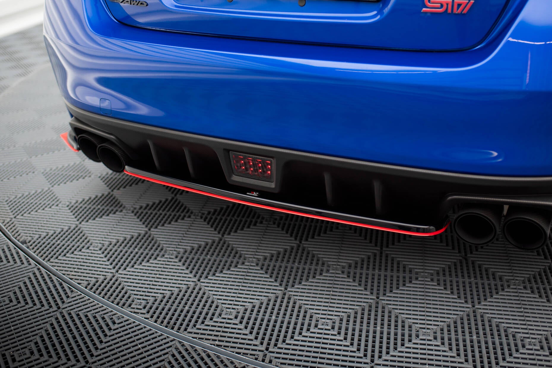 Rear Splitter V.2 SUBARU WRX STI