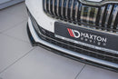Front Splitter V.1 Skoda Superb Liftback / Combi Mk3 Facelift-5