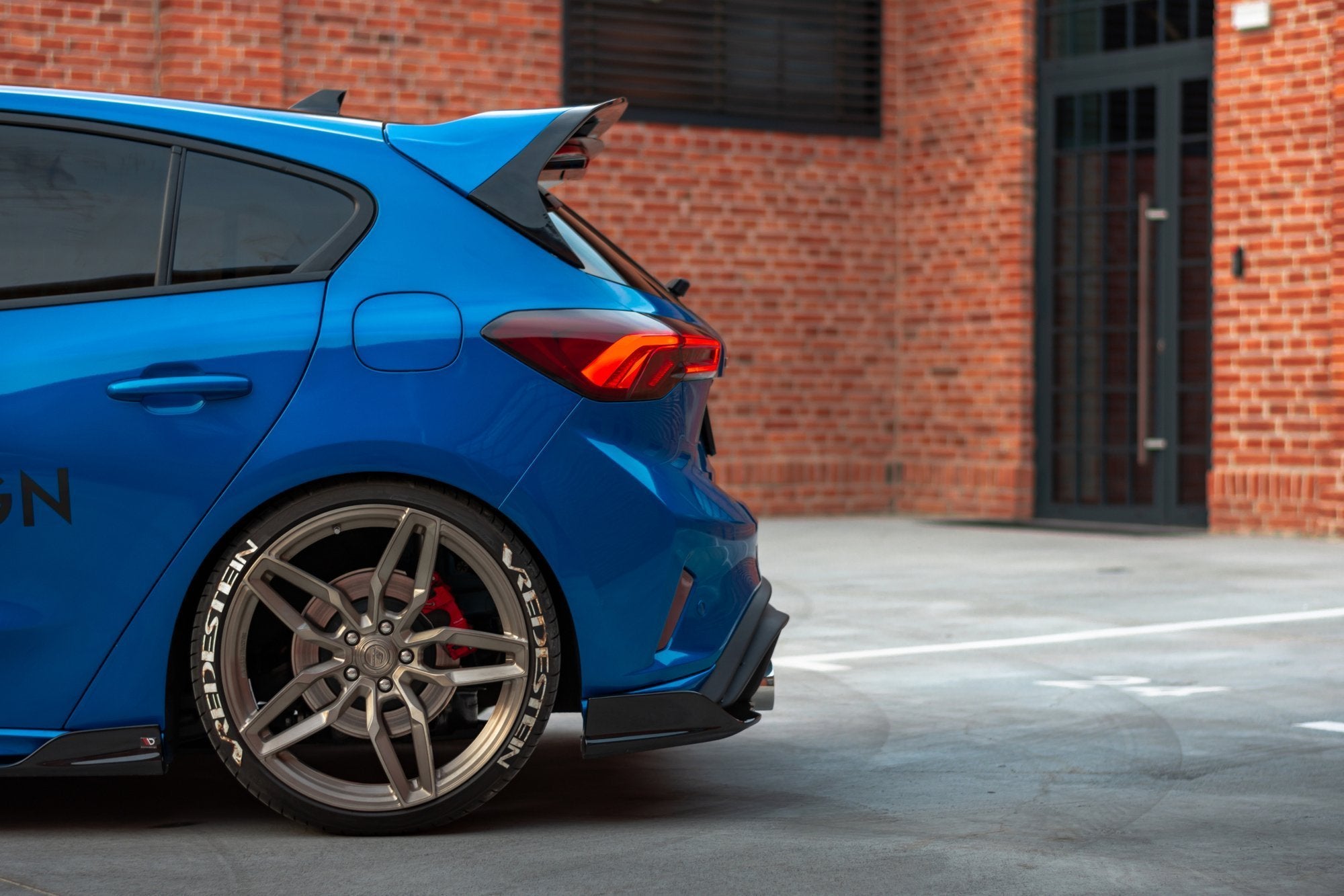 Rear Splitter  Ford Focus Hatchback St-line Mk4