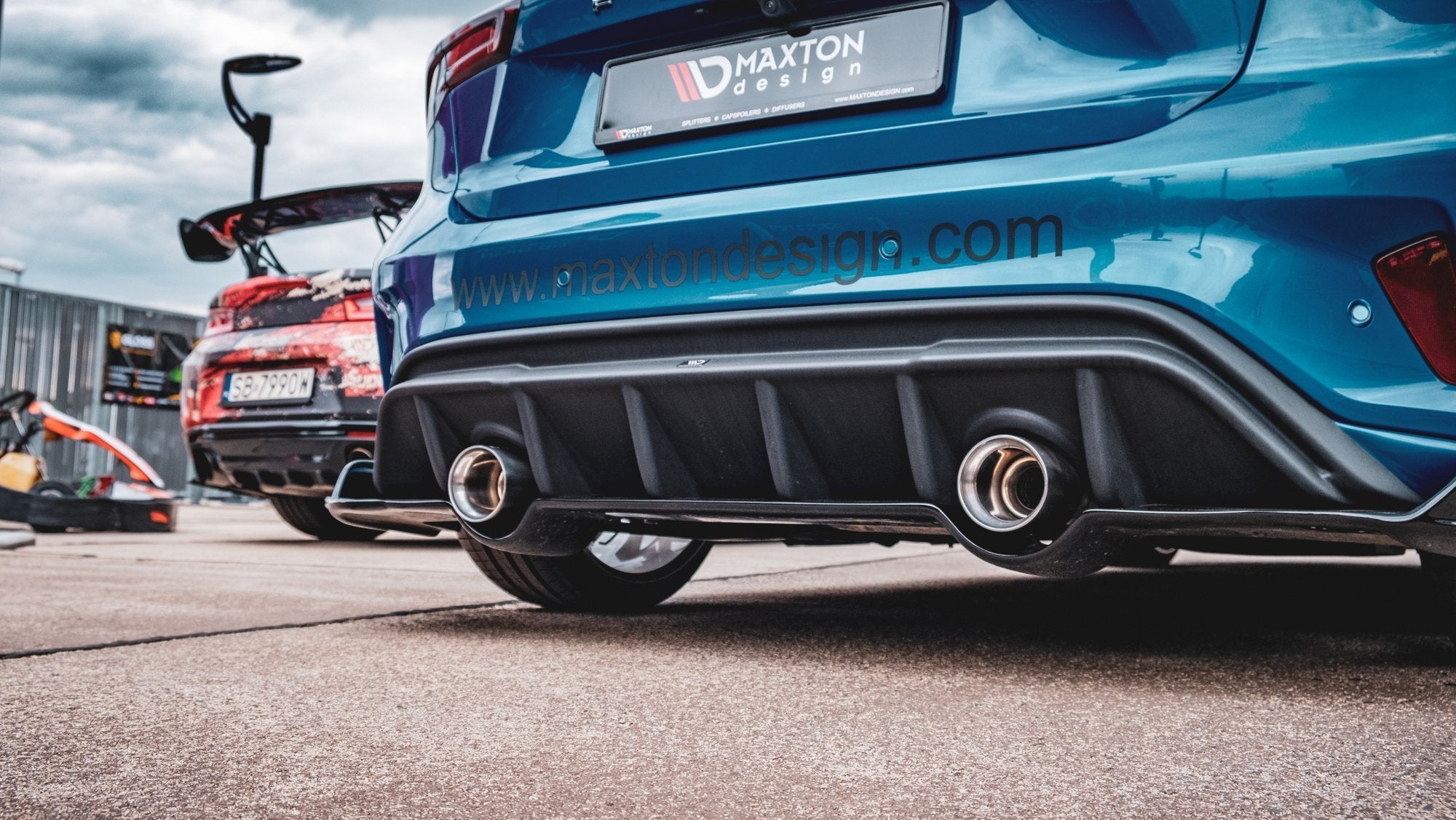 Rear Splitter  Ford Focus Hatchback St-line Mk4