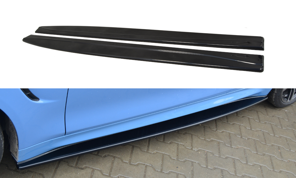 Side skirts Diffusers V.1 BMW M4 F82