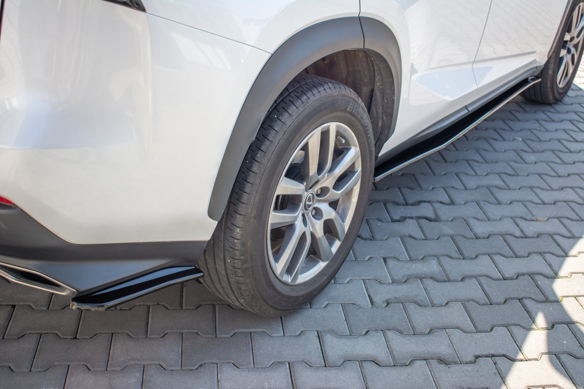 Rear Side Splitters Lexus NX Facelift(Hybrid)