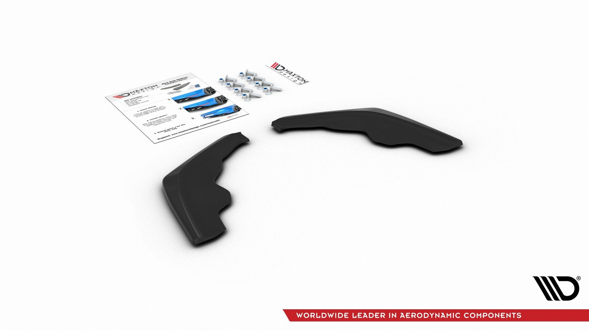 Rear Side Splitters V.2 for BMW 1 F40 M-Pack