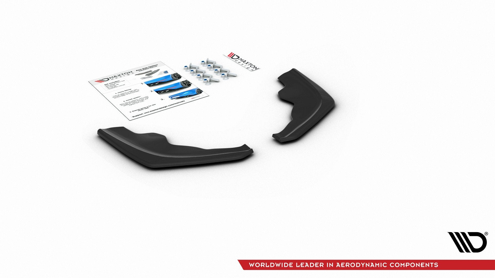 Rear Side Splitters V.2 for BMW 1 F40 M-Pack