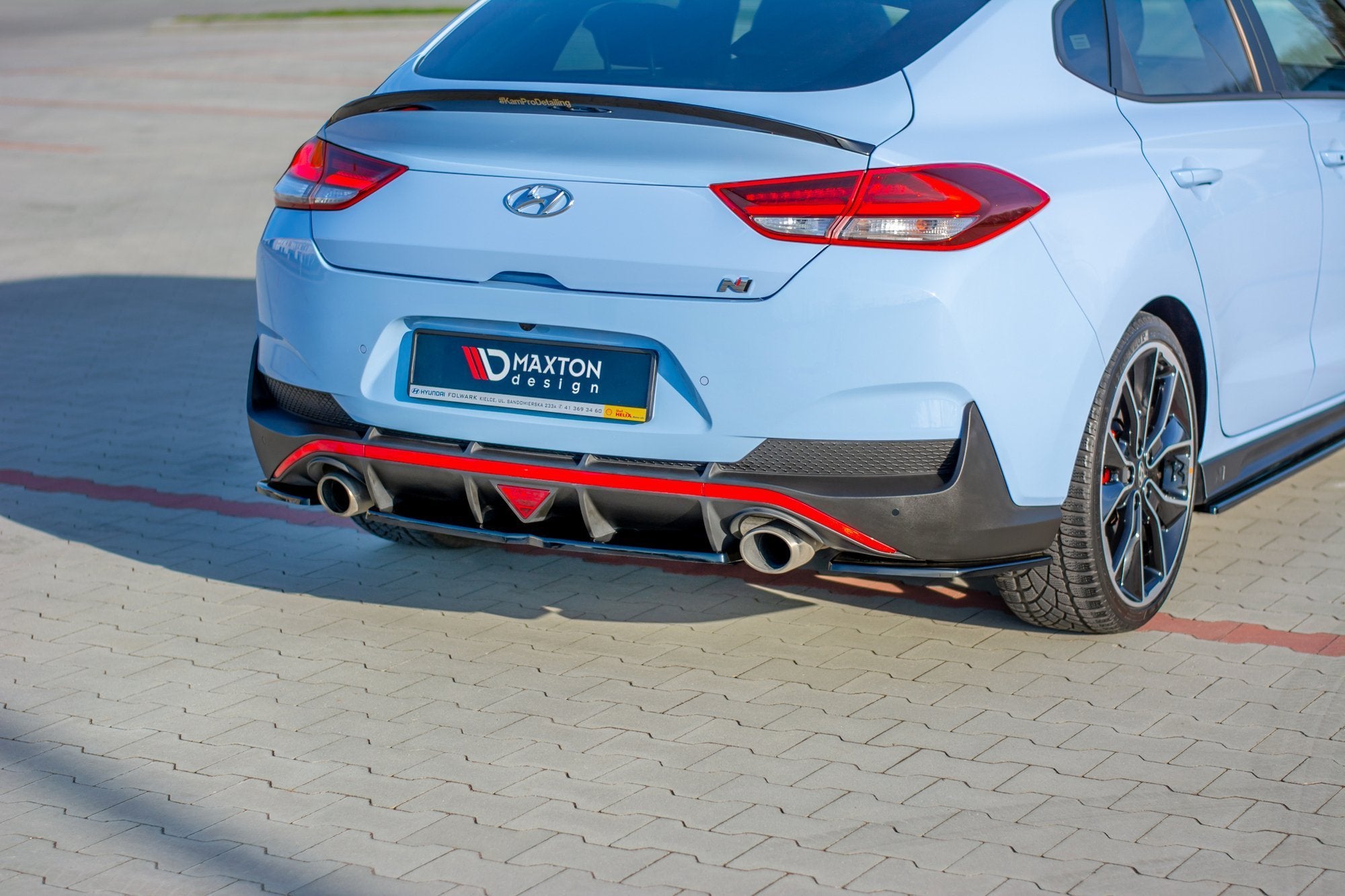 Central Rear Splitter Hyundai I30 N Mk3 Fastback