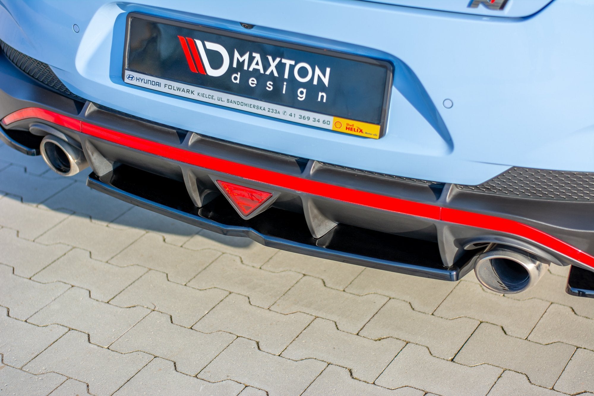 Central Rear Splitter Hyundai I30 N Mk3 Fastback