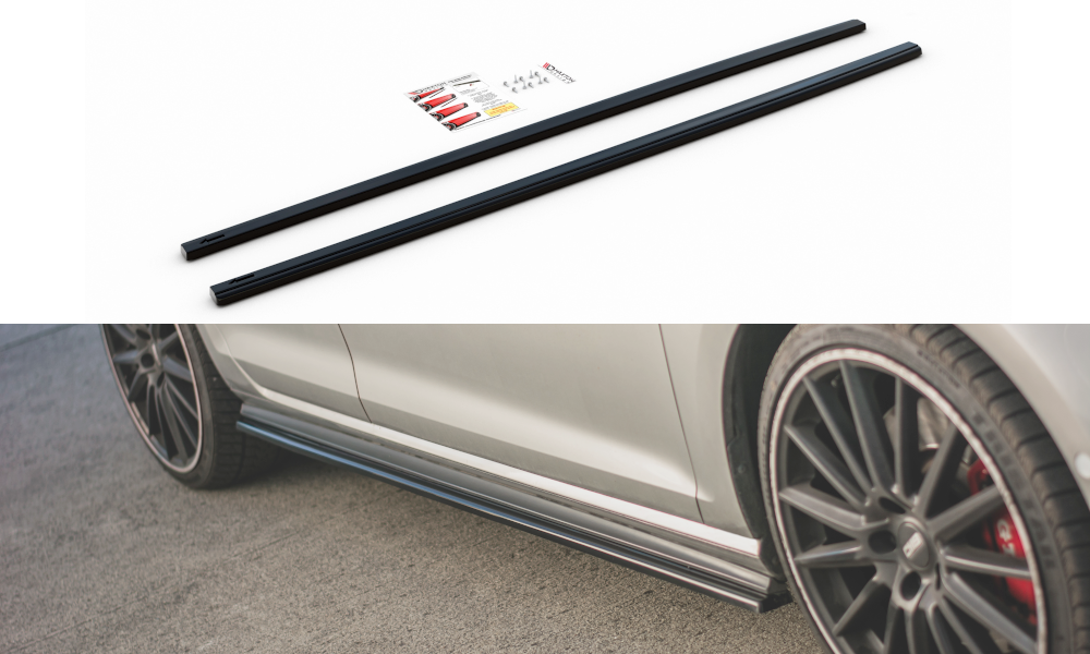 Side Skirts Diffusers V.2 VW Golf 7 GTI (narrow)