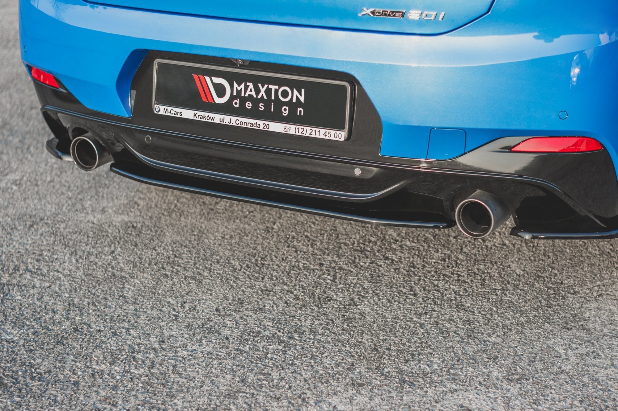 Central Rear Splitter for BMW X2 F39 M-Pack