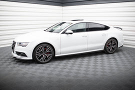 Side Skirts Diffusers Audi S7 / A7 S-Line C7 FL - 0