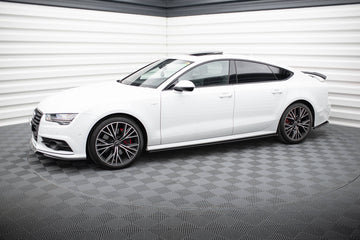 Side Skirts Diffusers Audi S7 / A7 S-Line C7 FL - 0