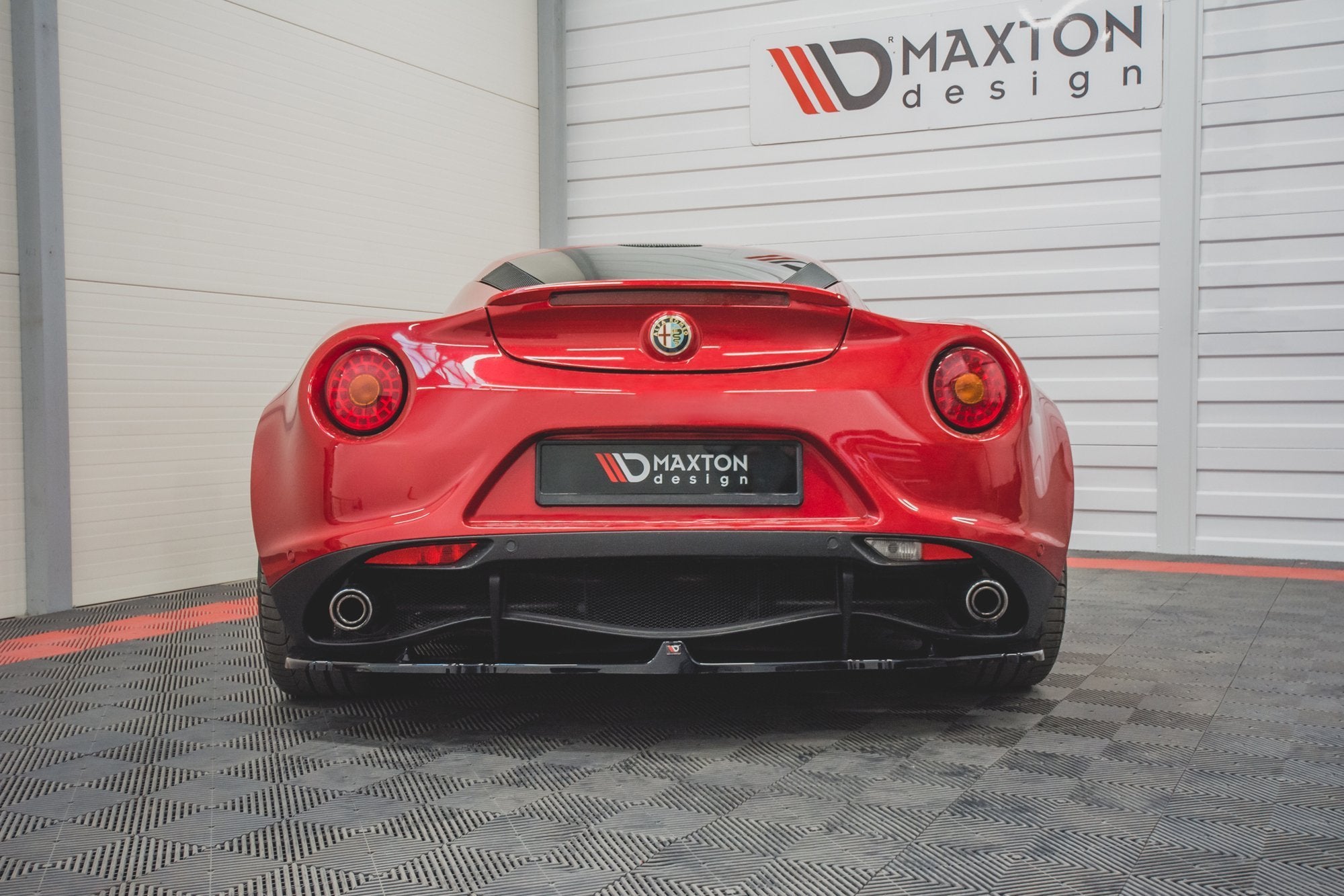 Central Rear Splitter Alfa Romeo 4C