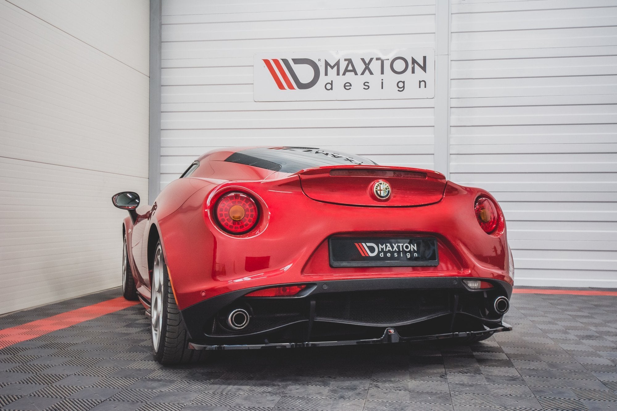 Central Rear Splitter Alfa Romeo 4C