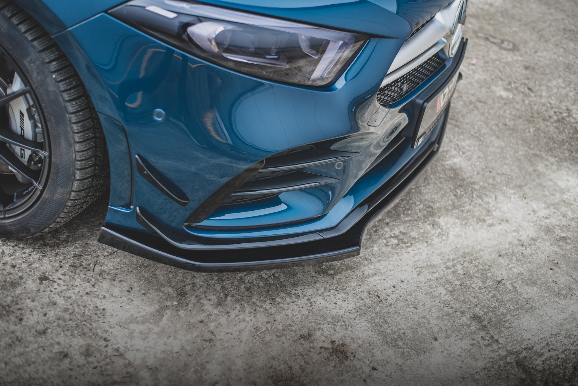 Front Splitter V.2 Mercedes A35 AMG Aero W177