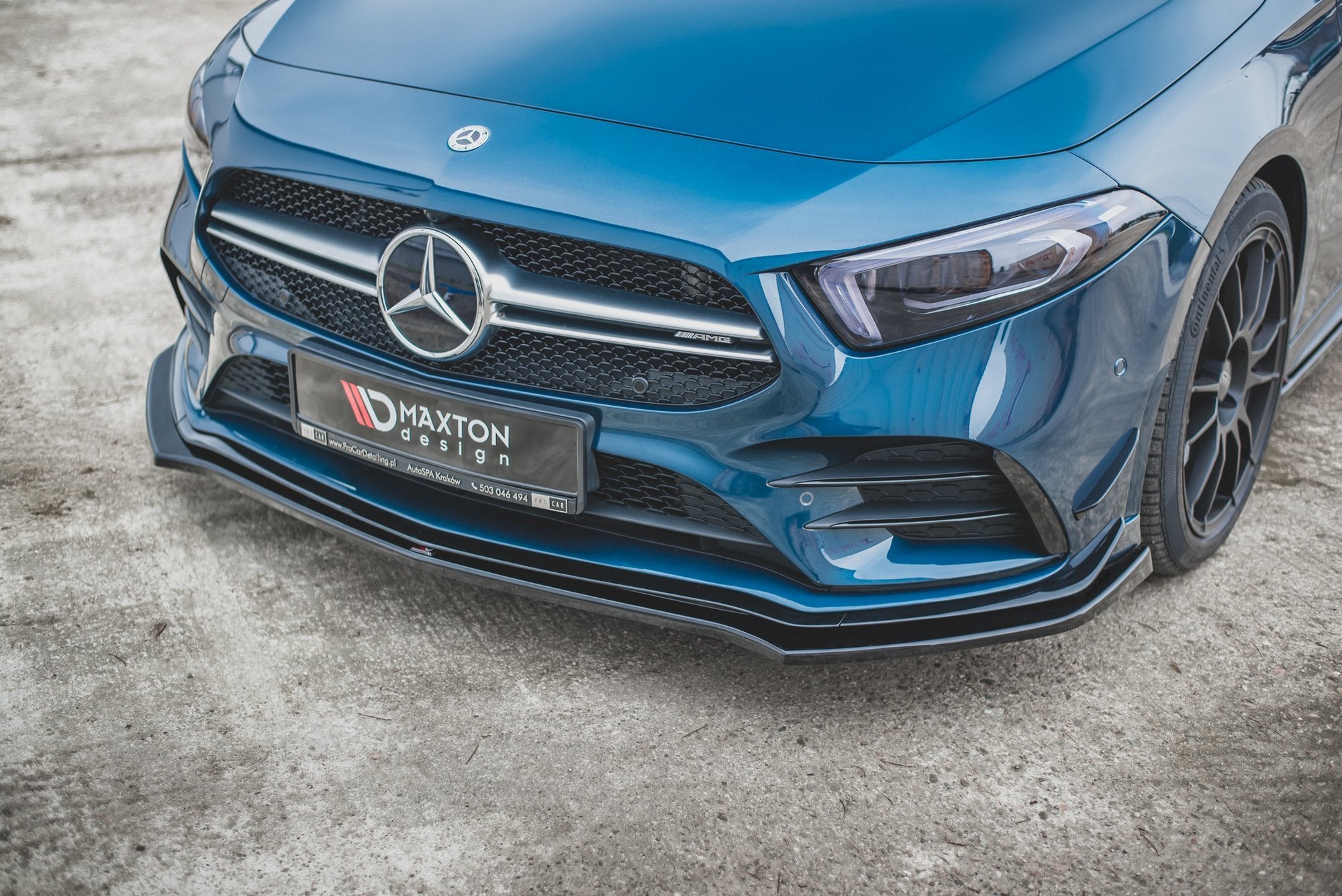 Front Splitter V.2 Mercedes A35 AMG Aero W177