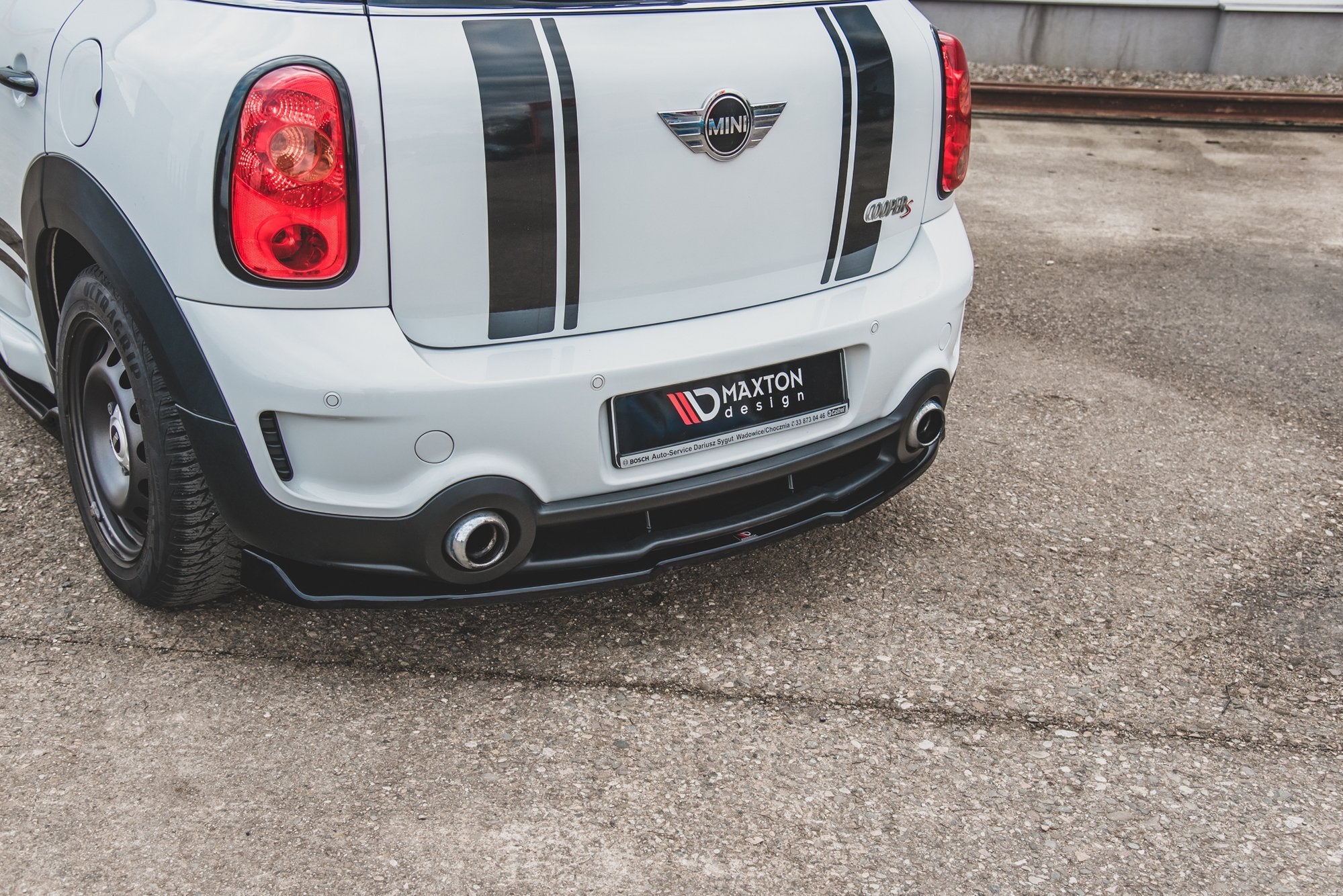 Central Rear Splitter Mini Countryman Mk1 JCW