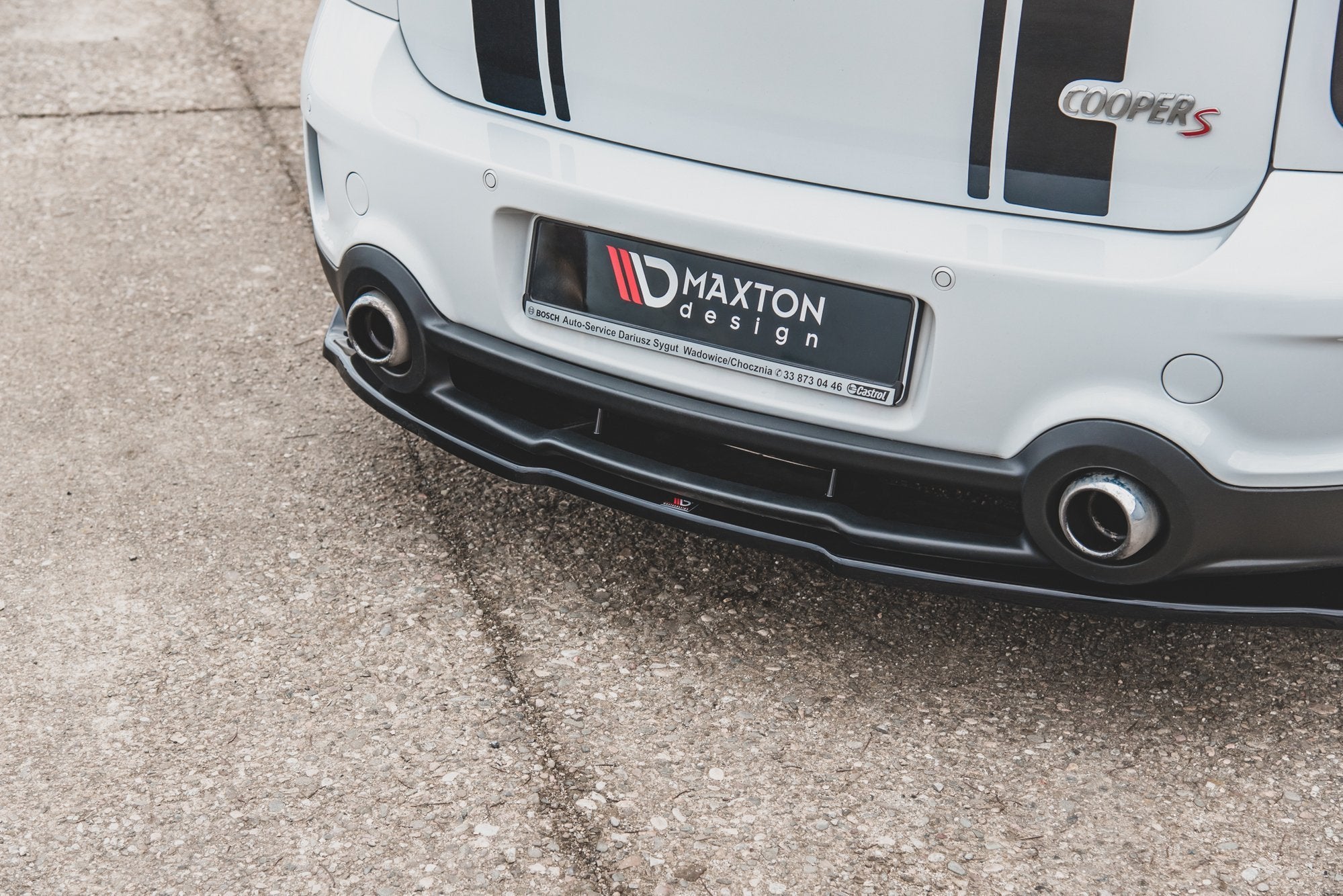 Central Rear Splitter Mini Countryman Mk1 JCW