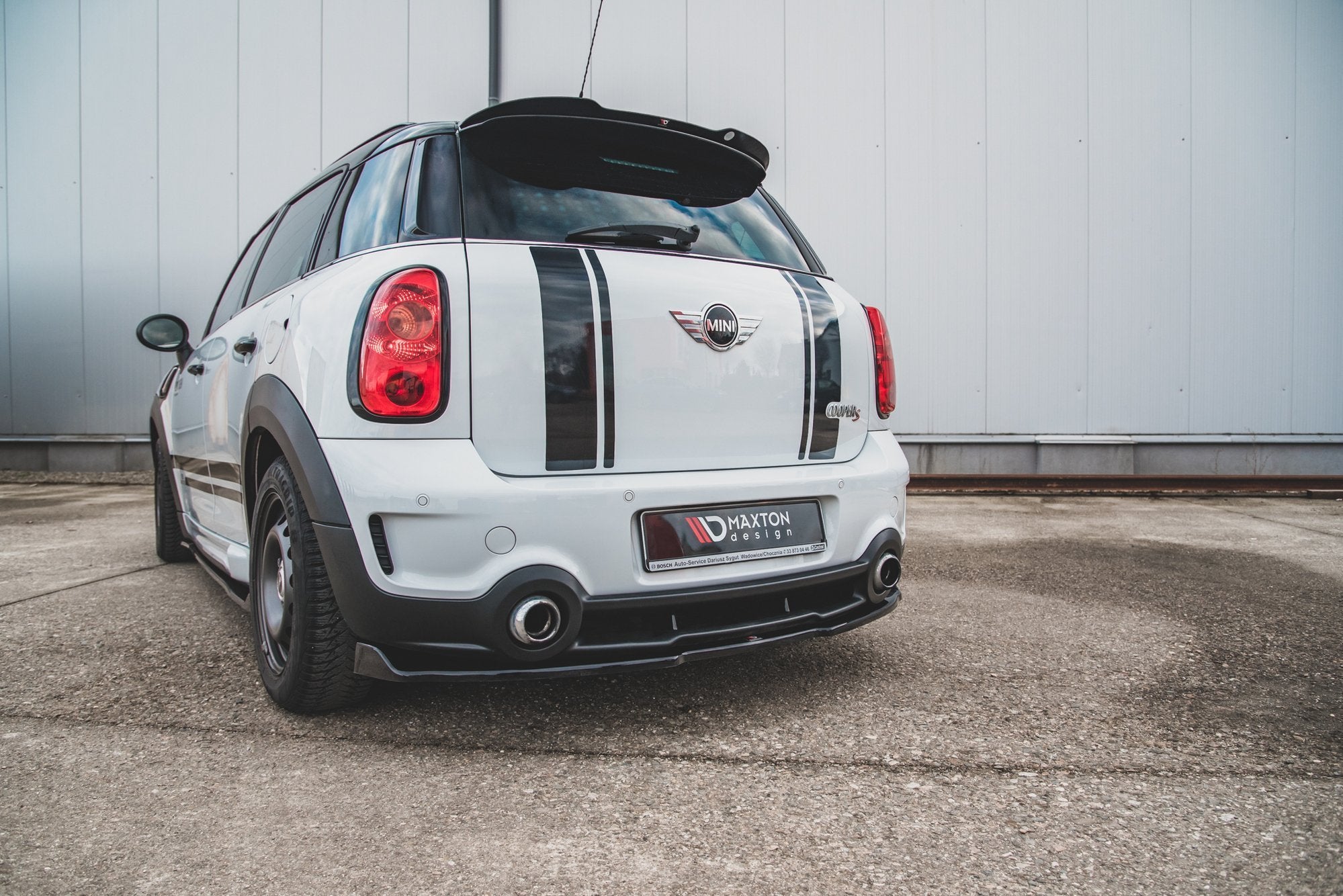 Central Rear Splitter Mini Countryman Mk1 JCW