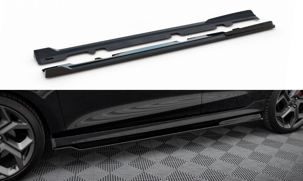 Side Skirts Diffusers V.3 Ford Fiesta Mk8 ST / ST-Line