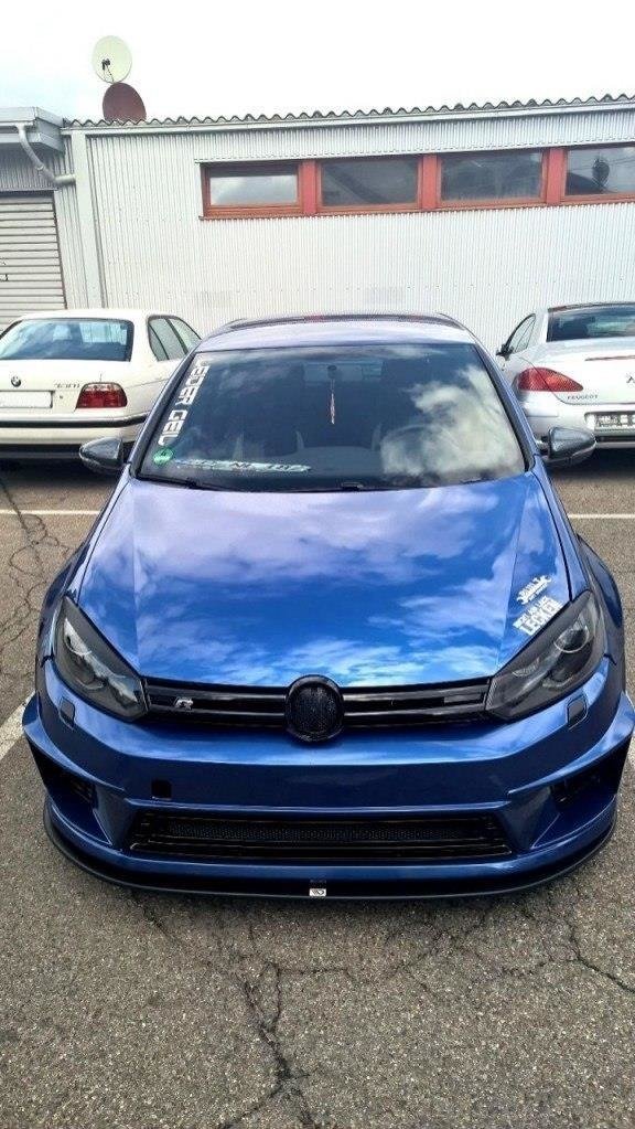 FRONT SPLITTER VW GOLF VI (FOR R400 BUMPER)