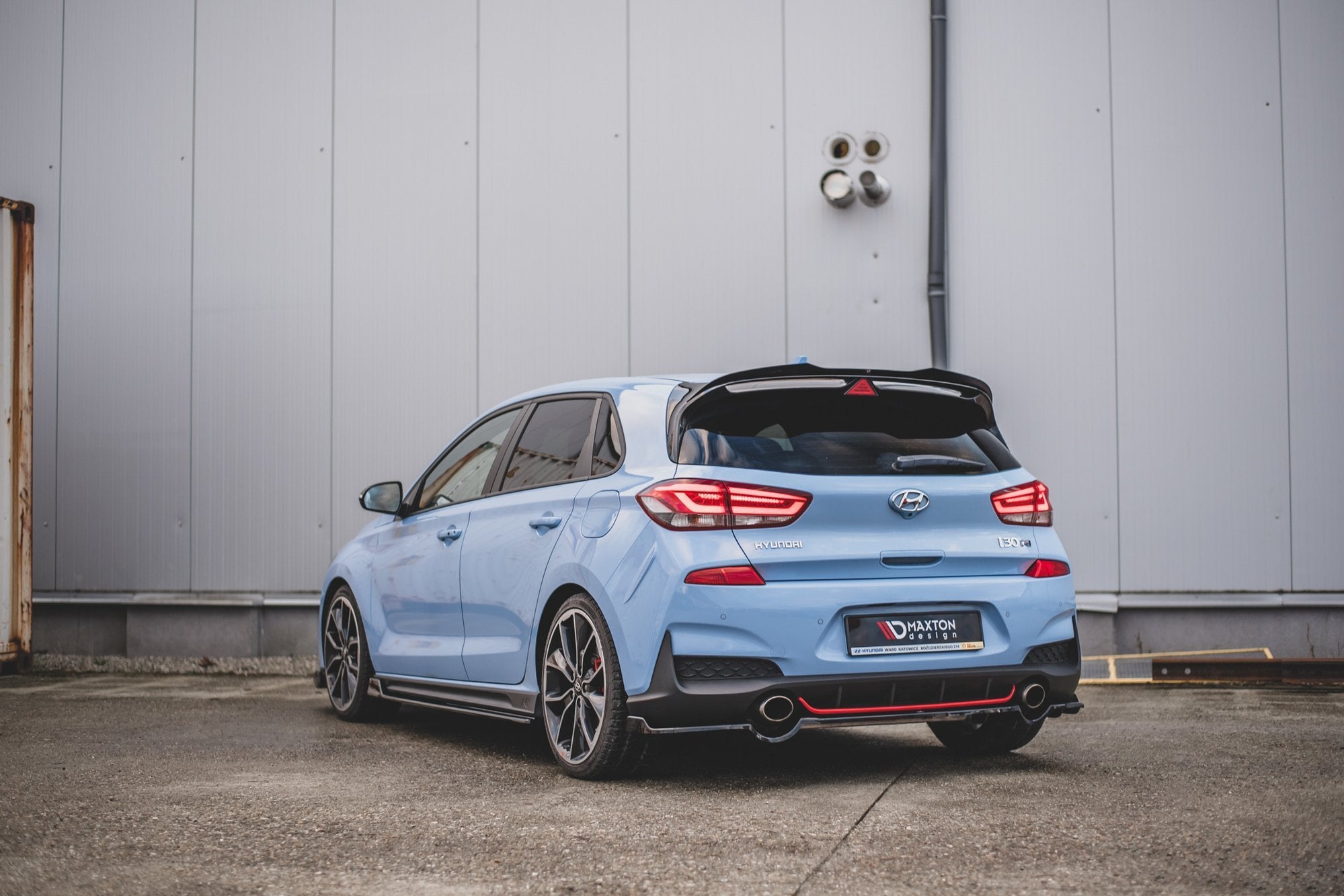 Central Rear Splitter Hyundai I30 N Mk3 Hatchback