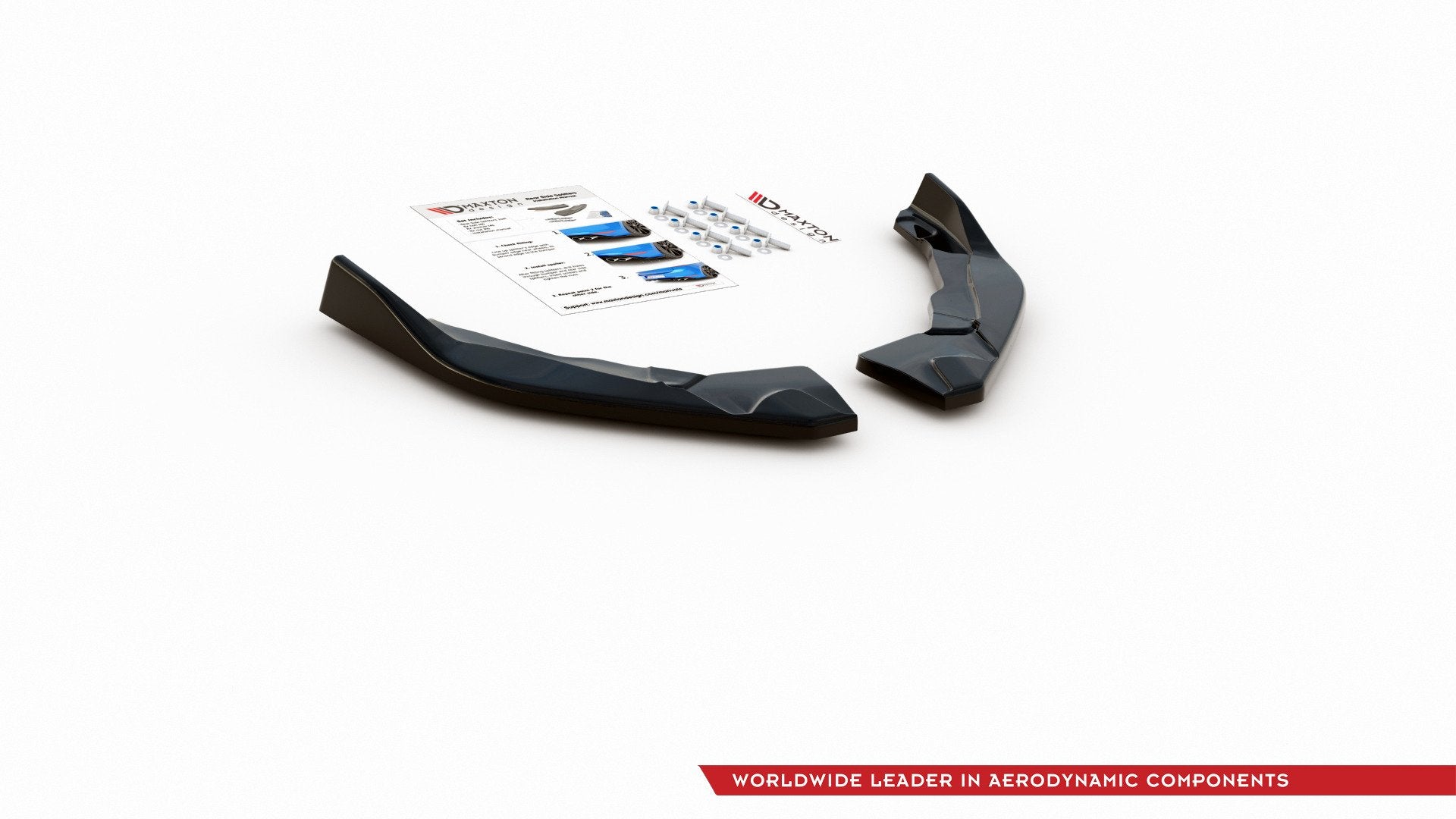 Rear Side Splitters Toyota Corolla XII Hatchback