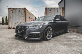 Front Splitter Audi A6 / A6 C7 S-line/ S6 C7 Facelift - 0