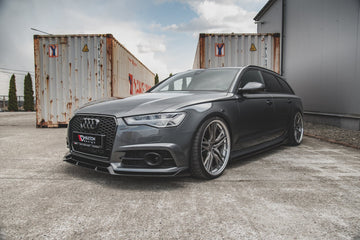 Front Splitter Audi A6 / A6 C7 S-line/ S6 C7 Facelift - 0