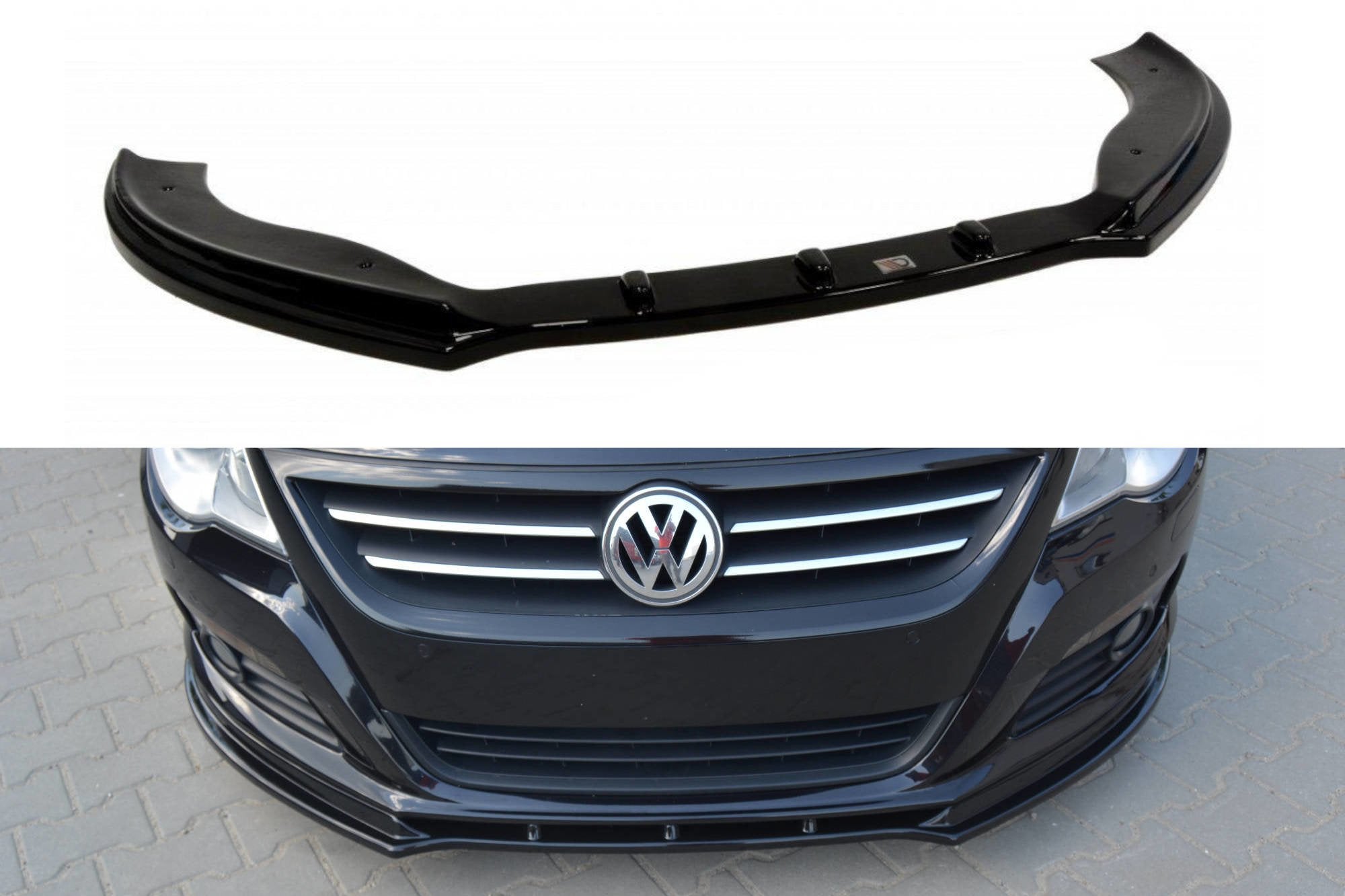 FRONT SPLITTER V.1 VW PASSAT CC PREFACE MODEL, STANDARD BUMPER