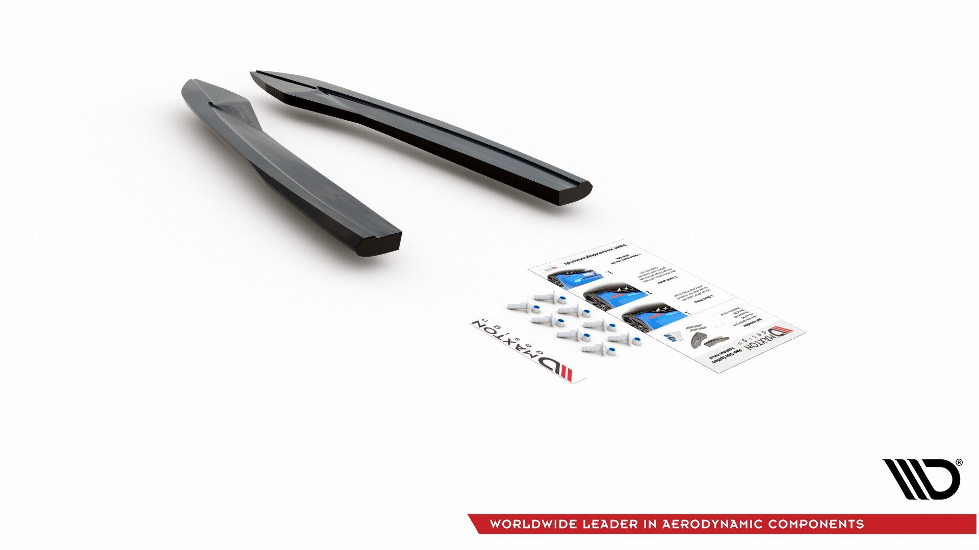 Rear Side Splitters Audi S6 / A6 S-Line C7 FL