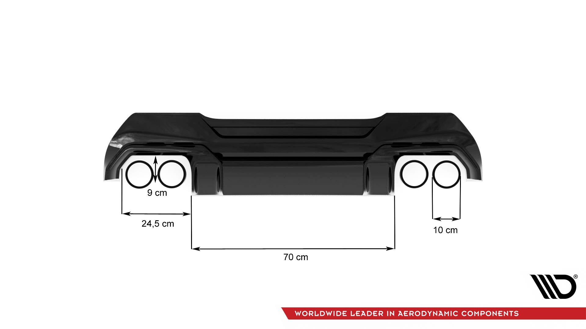 Rear Valance V.2 for BMW 1 F40 M-Pack/ M135i