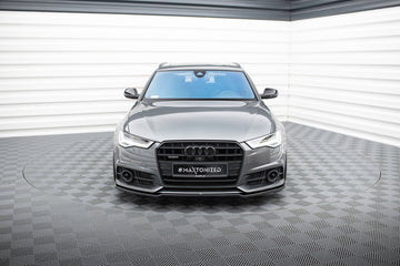 Front Splitter V.2 Audi A6 / A6 C7 S-line/ S6 C7 Facelift - 0